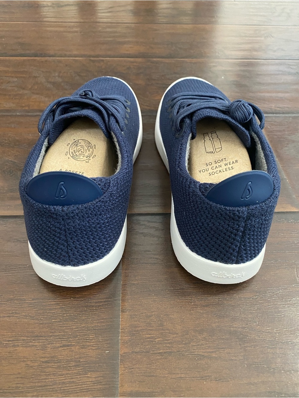 New with box allbirds Tree Piper Moonrise lace up sneakers women’s size 7 - Picture 4 of 8